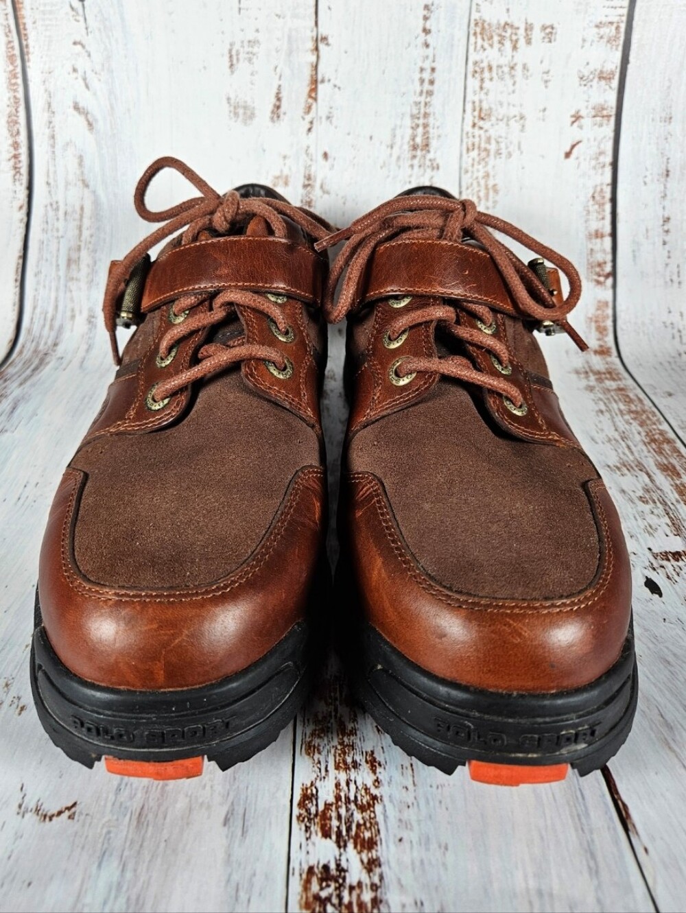 Vintage Polo Sport Ralph Lauren Shoes / Mens Size 10.5 / Colorway - Brown